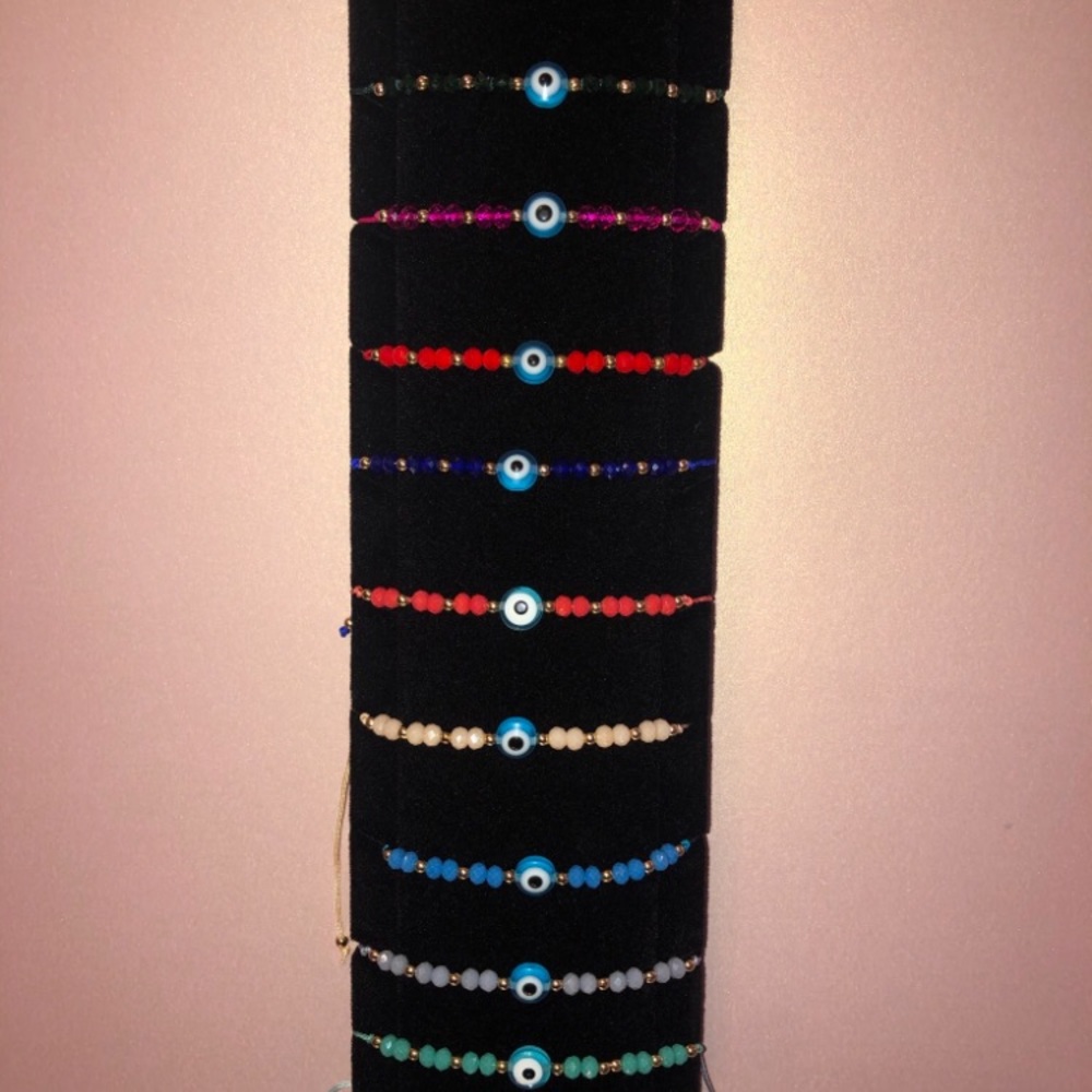 9 evil eye bracelets